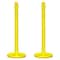 Mr. Chain Yellow Medium Duty Stowable Stanchion, 2PK 93702-2 - alternate 1